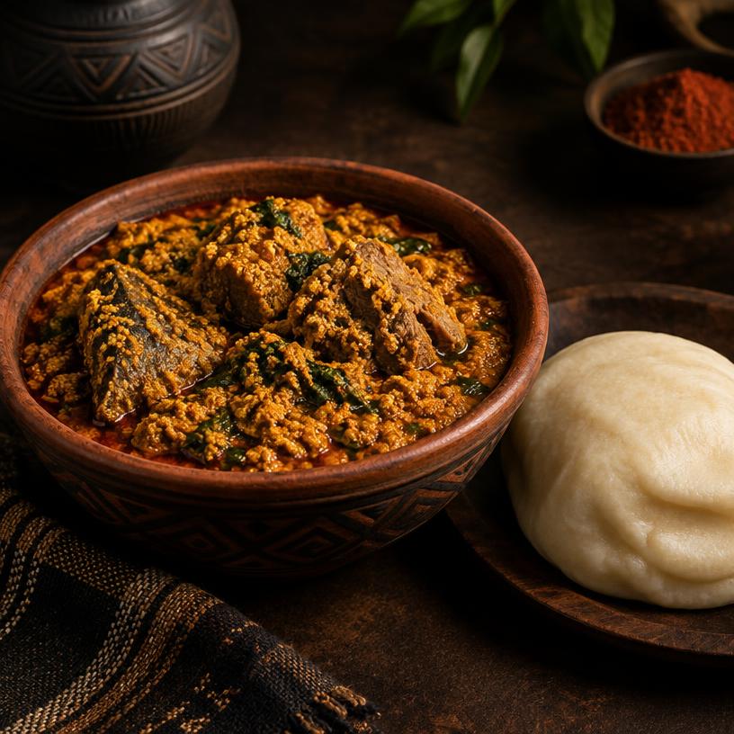 Egusi & Pounded Yam