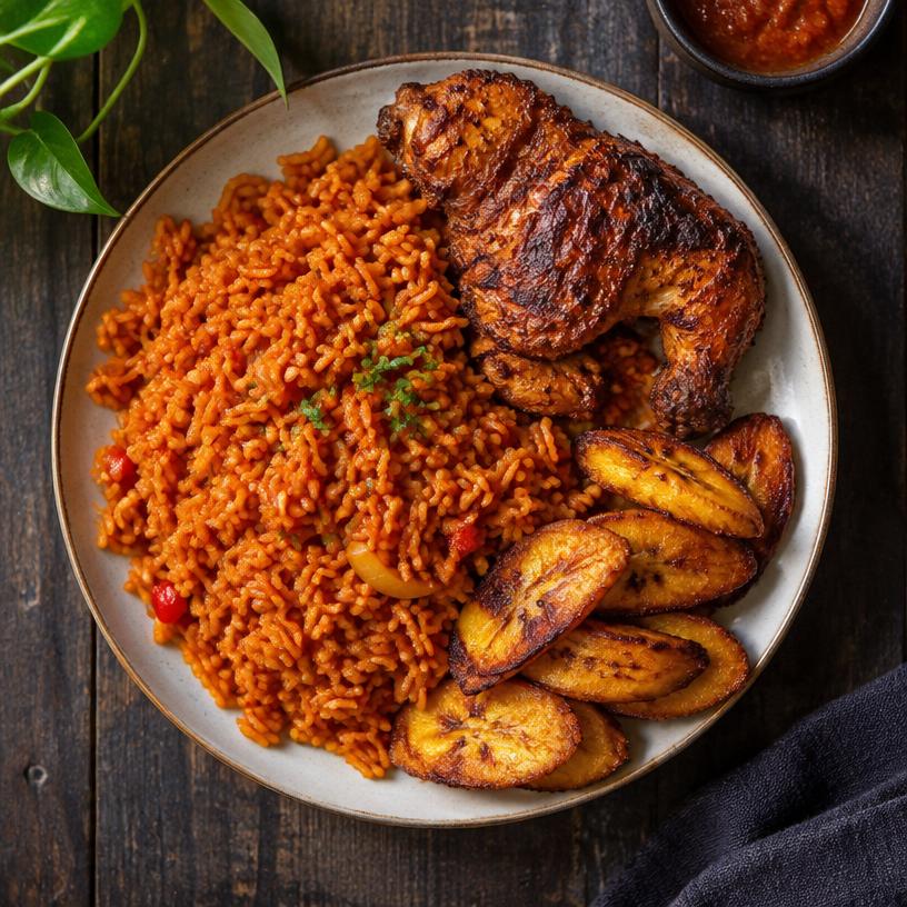 Party Jollof & Grilled Chicken